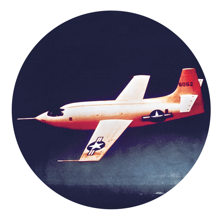 Bell X-1 in flight.