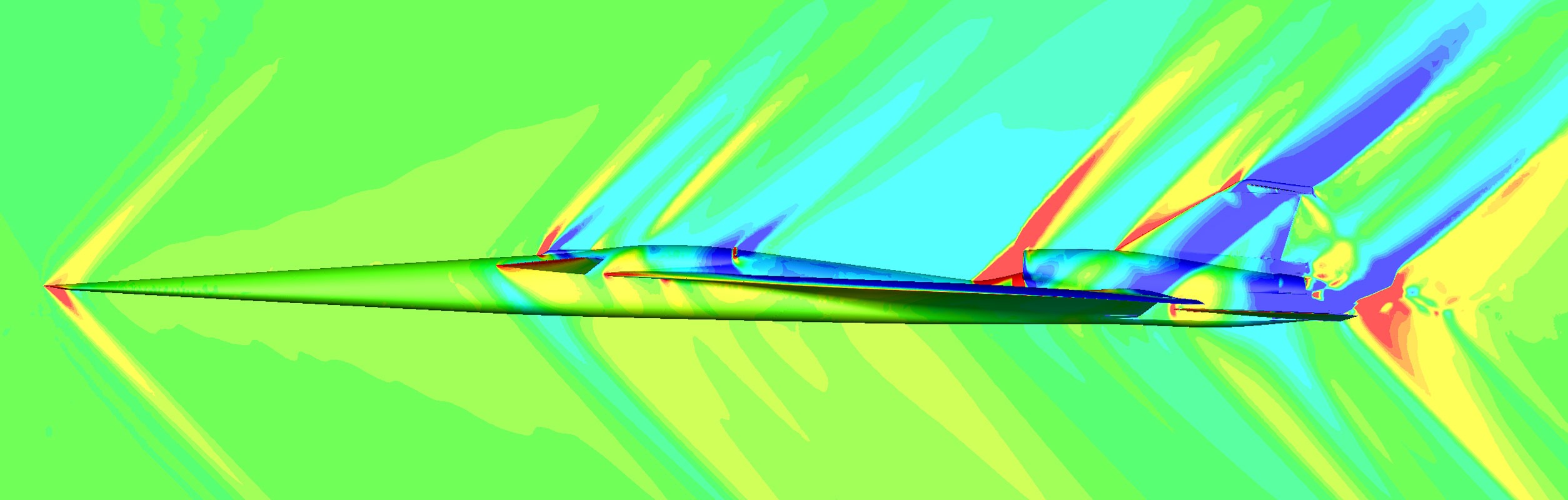CFD simulations of the X-plane in flight require accurate modeling of both the aircraft and the flow field that occurs in its vicinity.